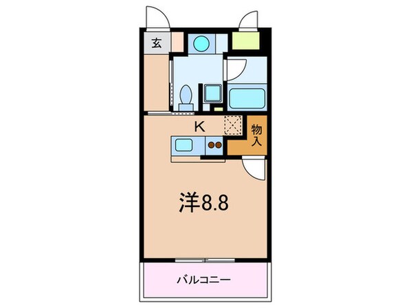 ア－クタマタニビルの物件間取画像